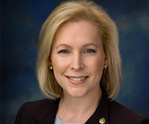 Female New York Senator Kirsten Gillibrand