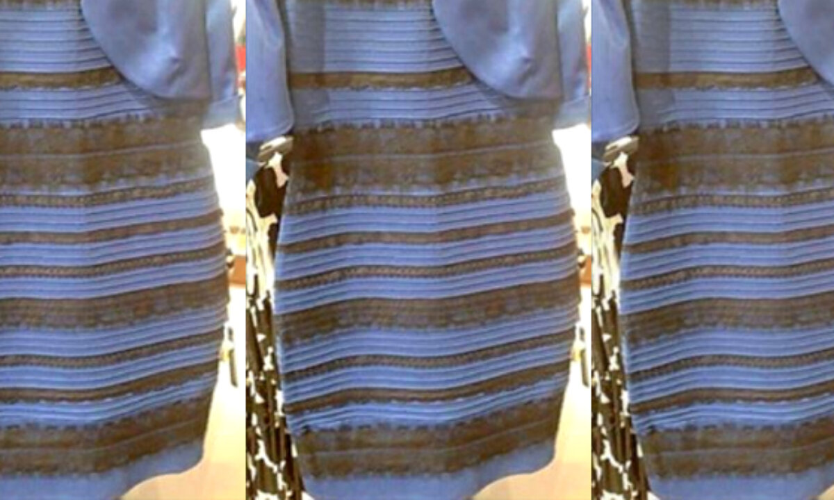 blue dress illusion