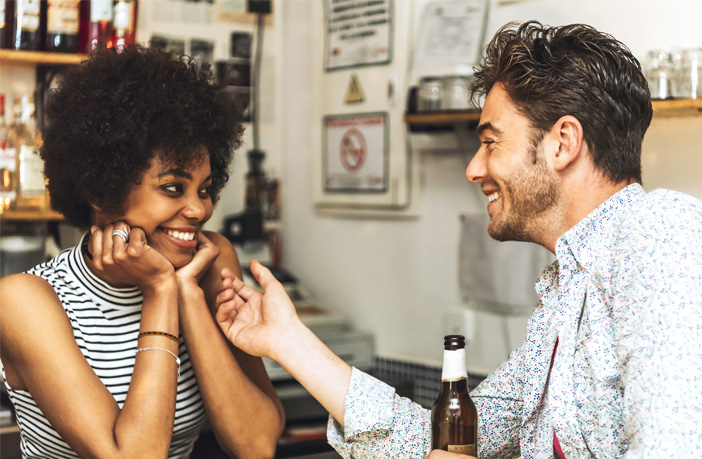 When a woman is attracted to a man