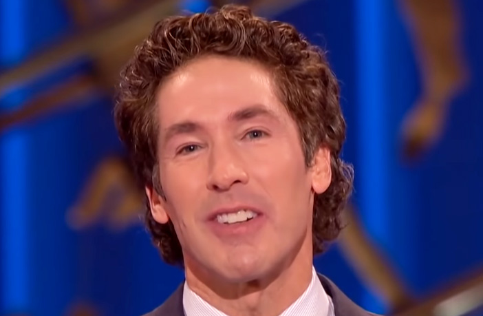 Pastor Joel Osteen, who is frequently associated with the prosperity gospel.