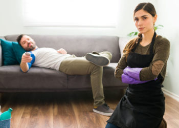 When women do more household labor, they see their partner as a dependent and sexual desire dwindles