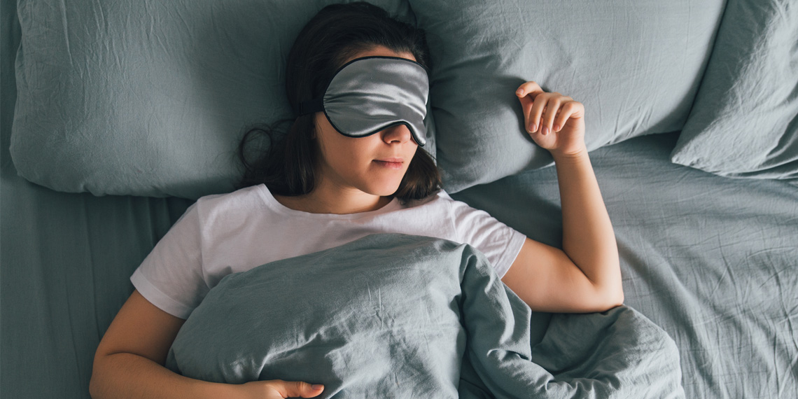 Wearing an eye mask while sleeping improves memory encoding and