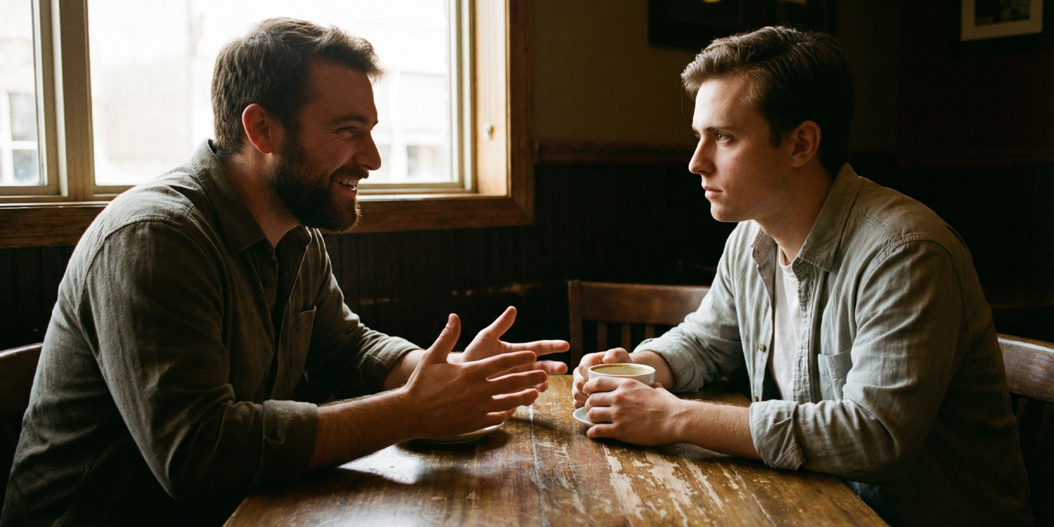 Man Interaction Psychopathic traits linked to a lack of connection during social ...